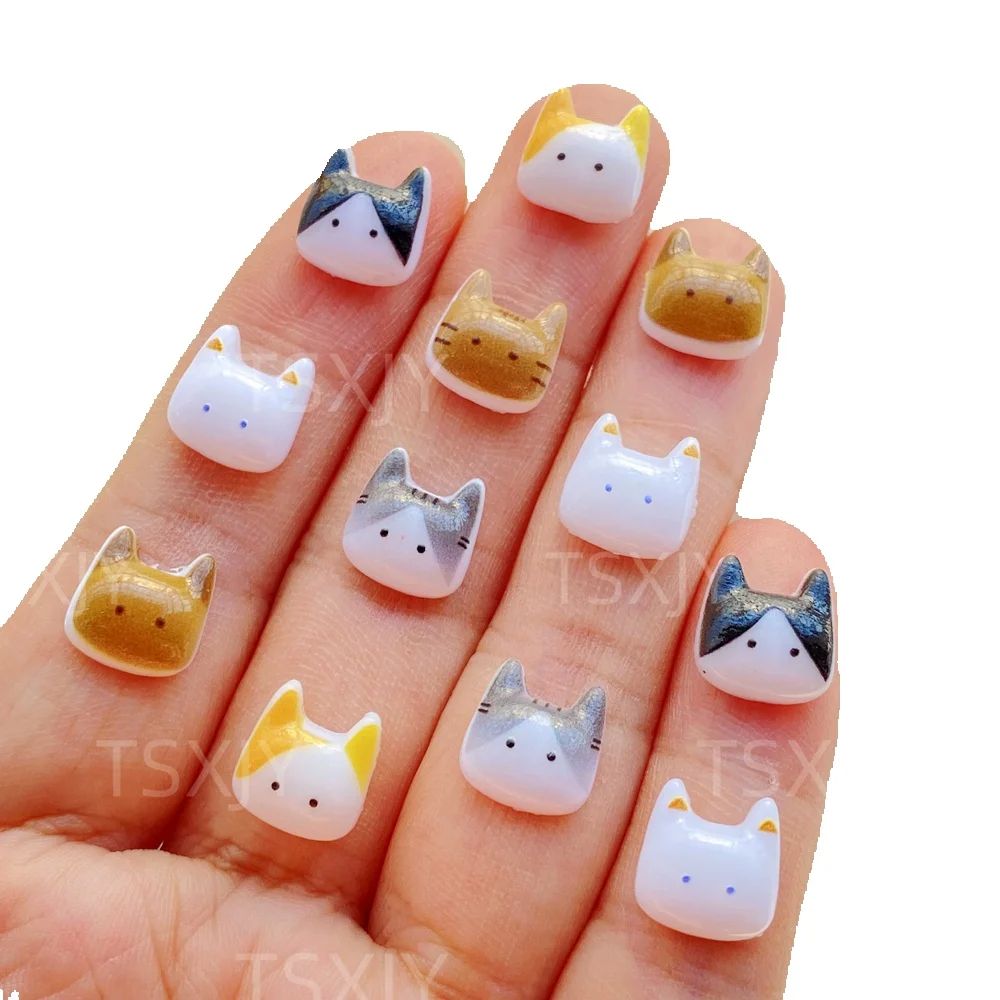Nail Art Xmas - 50개 귀여운 미니 만화 동물 새끼
