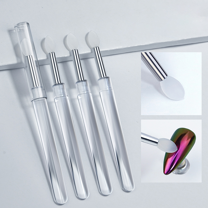Nail Art Chrome - 다기능 실리콘 크롬 반짝이 매니큐어 도구