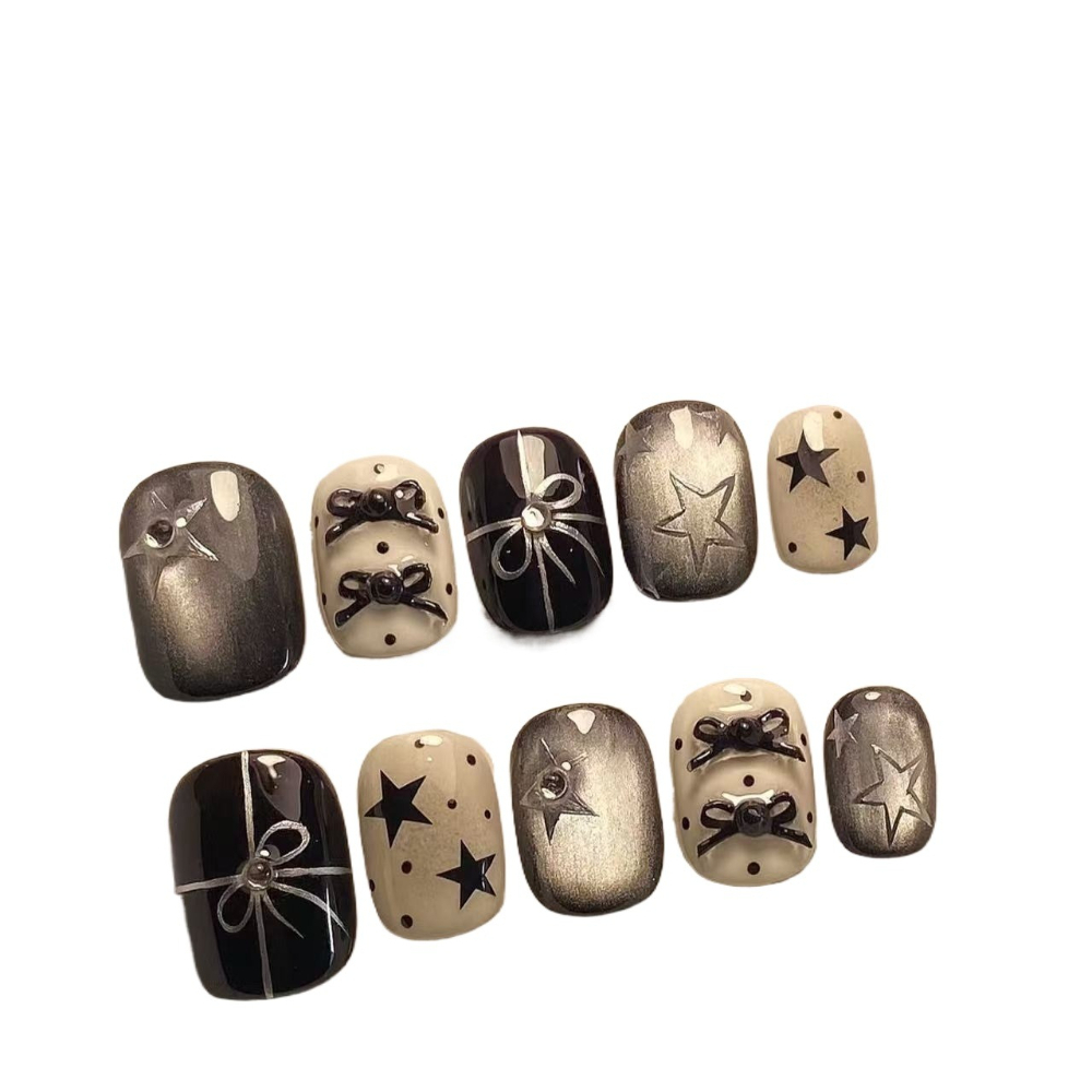 10개 가을 겨울 심플 블랙 화이트 톤 캣아이 스타 수 - Nail Art Cat Eye Simple 리뷰 및 가격