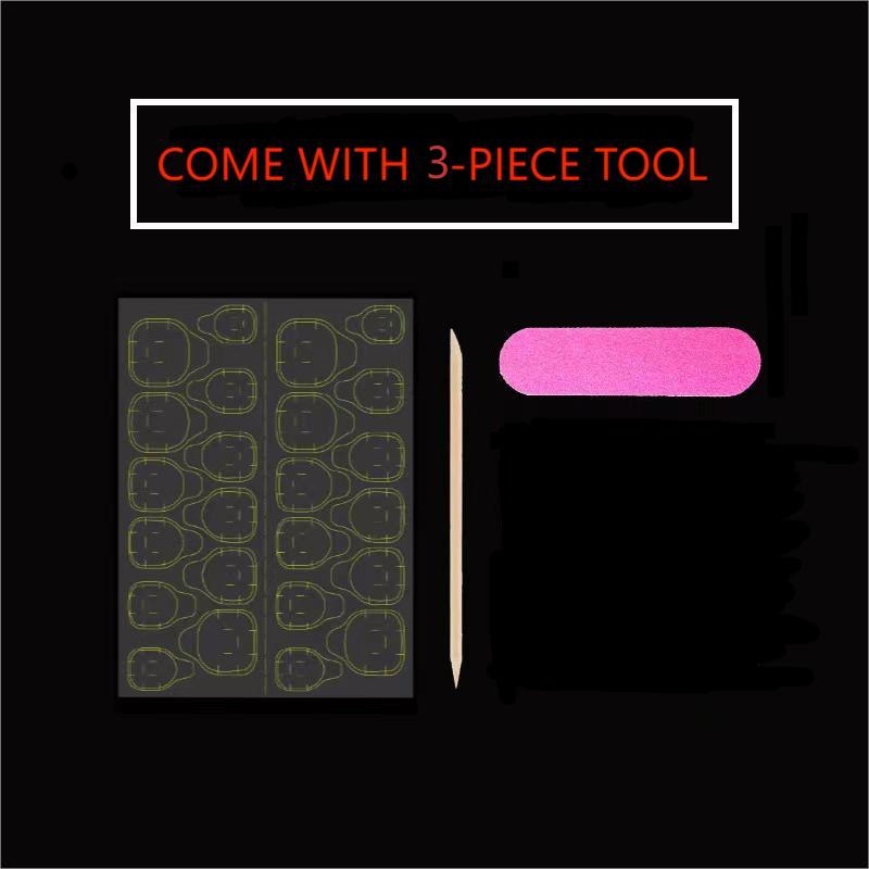 10개 블루 캣아이 프렌치 숏 아몬드 핸드메이드 가짜  - Nail Art Cat Eye Simple 리뷰 및 가격