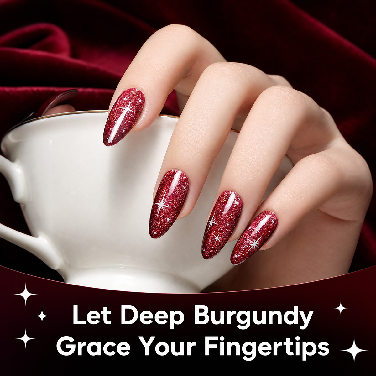7종 와인 레드 및 버건디 레드 젤 네일 폴리시 세트, - Nail Art Red Wine Cat Eye 리뷰 및 가격