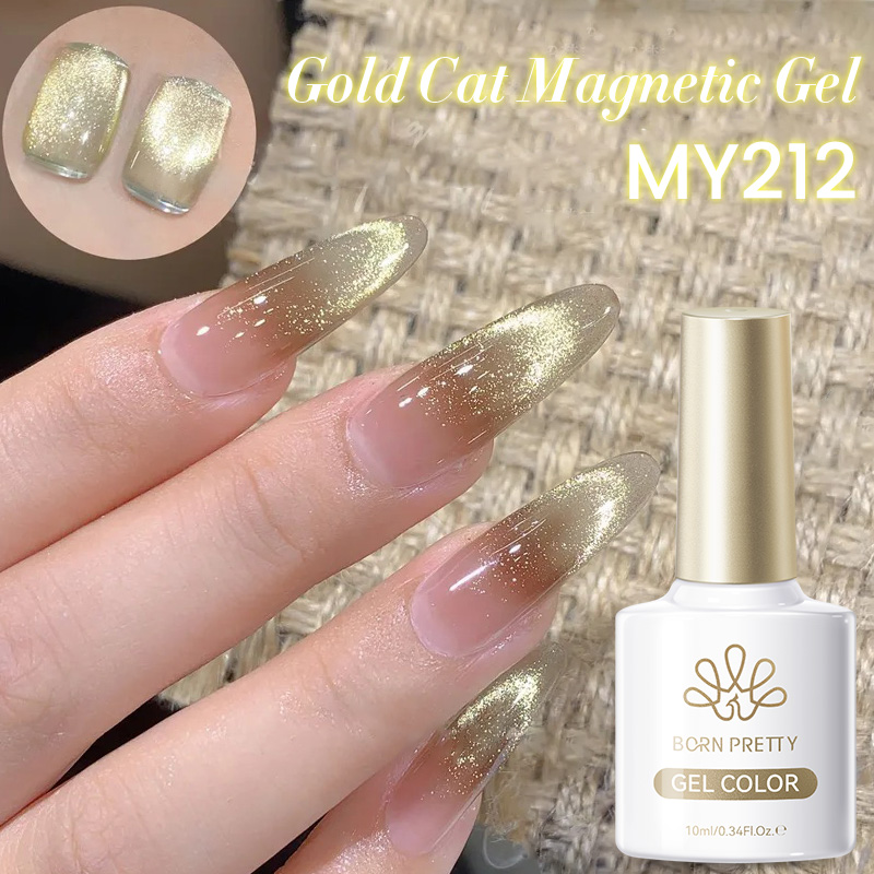 본 프리티 10ml 핑크 골드 캣 마그네틱 젤 네일 폴 - Nail Art Xmas 리뷰 및 가격