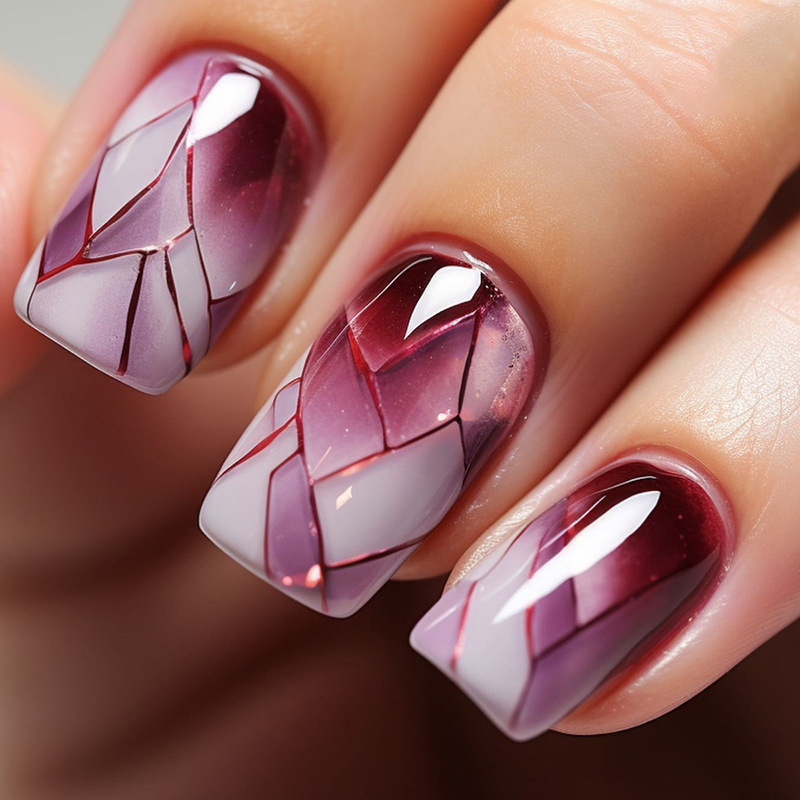24개 레드 보우 캣아이 스티커 네일, 심플하고 부드러 - Nail Art Cat Eye Simple 리뷰 및 가격