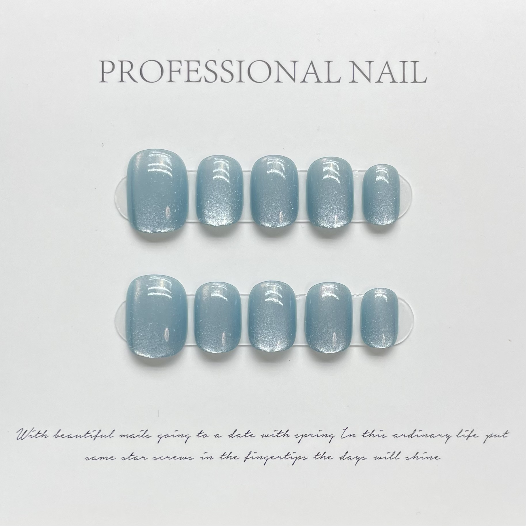 10개 오로라 크롬 프레스온 네일 짧은 스퀘어 솔리드  - Nail Art Chrome 리뷰 및 가격